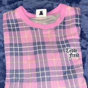 Teddy Fresh Plaid XL tee